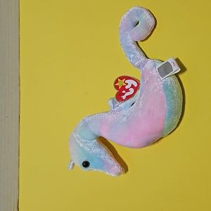Neon The Seahorse - Ty Beanie Babies - Tags attached